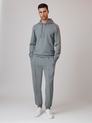 Reiss x McLaren F1 Team Sage McLaren F1 Interlock Jersey Drawstring Joggers - Image 3 of 6