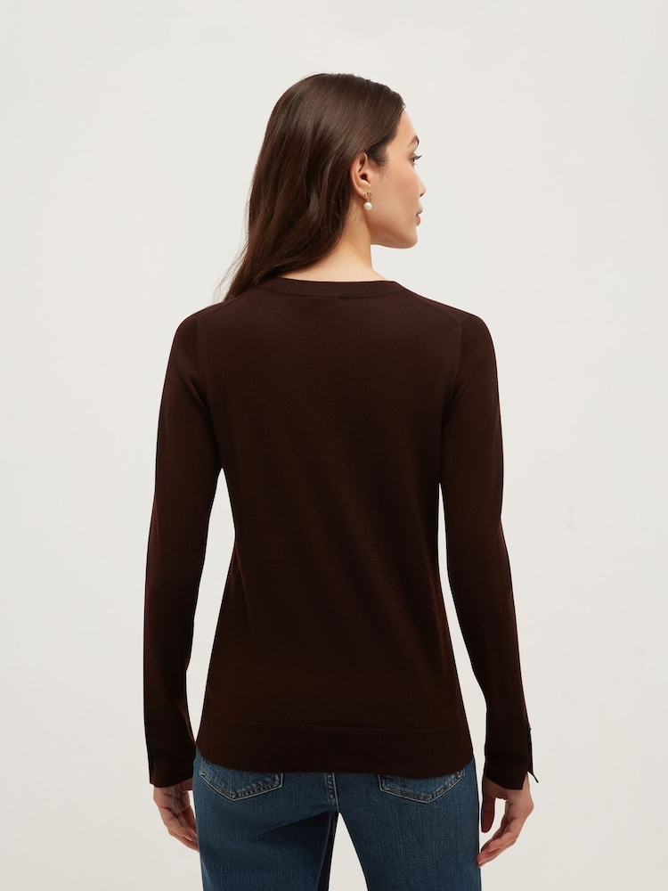 Hobbs Brown Penny Jumper - Image 2 of 5