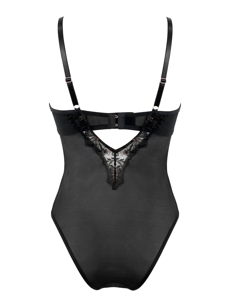 Pour Moi Black Constance Lightly Padded Underwired Bodies - Image 4 of 4