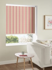Cath Kidston Pink Textured Stripe Multi Made to Measure Roller Blind - Image 2 of 4