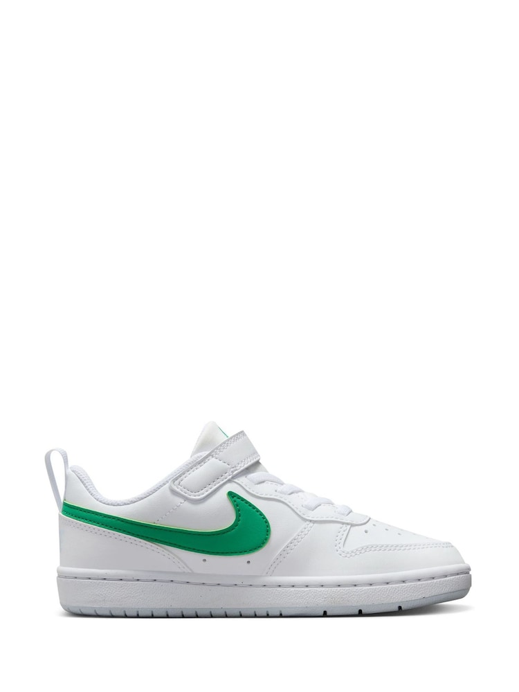 Biało-zielony - Buty sportowe Nike Court Borough Low Recraft dla dzieci - Image 3 of 10