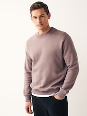 Lila - Sweatshirt mit Rundhalsausschnitt - Bild 1 von 7