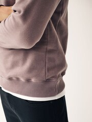 Lila - Sweatshirt mit Rundhalsausschnitt - Bild 3 von 7