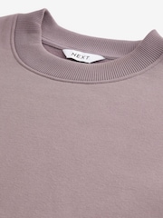 Lila - Sweatshirt mit Rundhalsausschnitt - Bild 6 von 7