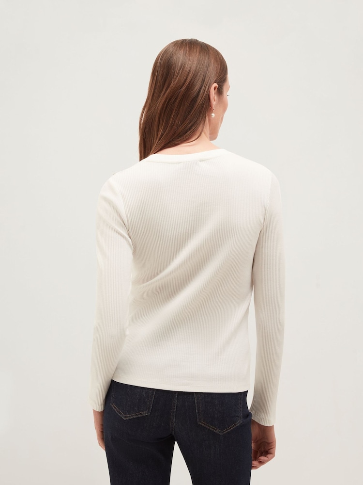 Hobbs White Tamsin Top - Image 2 of 5