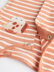Neutral Lion Printed Baby 100% Cotton Sleepsuits 3 Pack (0mths-3yrs) - Image 7 of 8