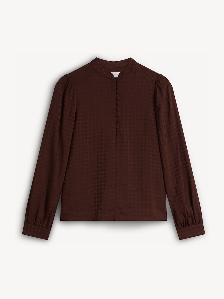 Hobbs Brown Posy Blouse - Image 6 of 6 Hobbs Brown Posy Blouse - Image 6 of 6