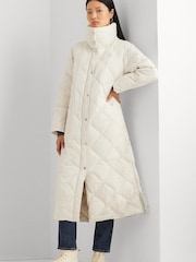 Lauren Ralph Lauren Diamond Quilted Maxi Down Coat - Image 1 of 6