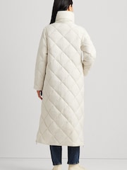 Lauren Ralph Lauren Diamond Quilted Maxi Down Coat - Image 2 of 6