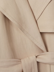 Reiss Blush Teya Belted Trench Coat - Image 6 of 6