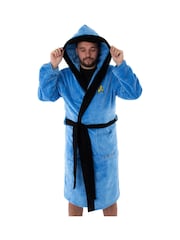 Vanilla Underground Blue Star Trek Mens Dressing Gown - Image 4 of 5