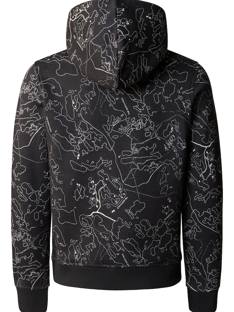 The North Face Grey Boys Drew Peak Pullover Hoodie - Image 2 of 2 The North Face Grey Boys Drew Peak Pullover Hoodie - Image 2 of 2