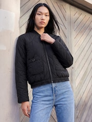 Roman Quilted Bomber Jacket - Imaginea 2 din 4