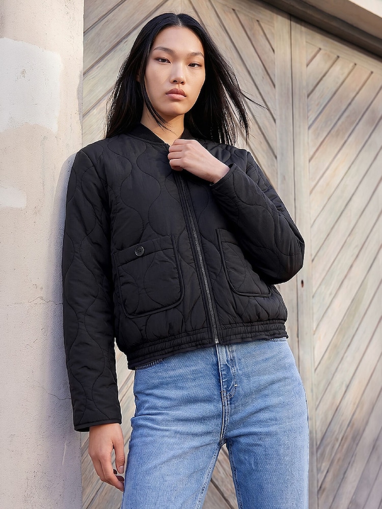 Roman Quilted Bomber Jacket - Imaginea 2 din 4 Roman Quilted Bomber Jacket - Imaginea 2 din 4