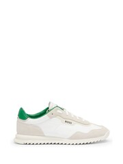 BOSS White Neutral Zayn Trainers - Image 1 of 4