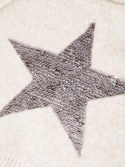 Mint Velvet Oatmeal Sequin Star Knit Jumper - Image 8 of 9