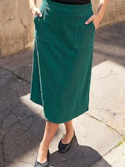 Roman Green Petite Cord Pocket Skirt - Image 1 of 4