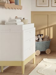 Gaia Baby Primrose Yellow White Eos Cot & Dresser 2 Piece Nursery Furniture Set - Image 3 of 5