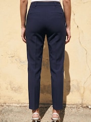 Roman Blue Regular Slim Leg Trousers - Image 3 of 4