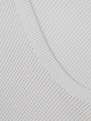 Reiss Optic White Velo Open-Stitch Cotton Vest - Image 6 of 6