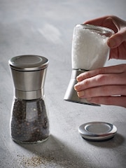 Silver Stainless Steel Salt And Pepper Set - Image 3 of 3