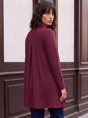 Roman Red Longline Knit Cardigan - Image 3 of 4
