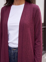 Roman Red Longline Knit Cardigan - Image 4 of 4