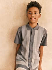 Minerals Short Sleeved Border Colourblock Polo Shirt (3-16yrs) - Image 1 of 6