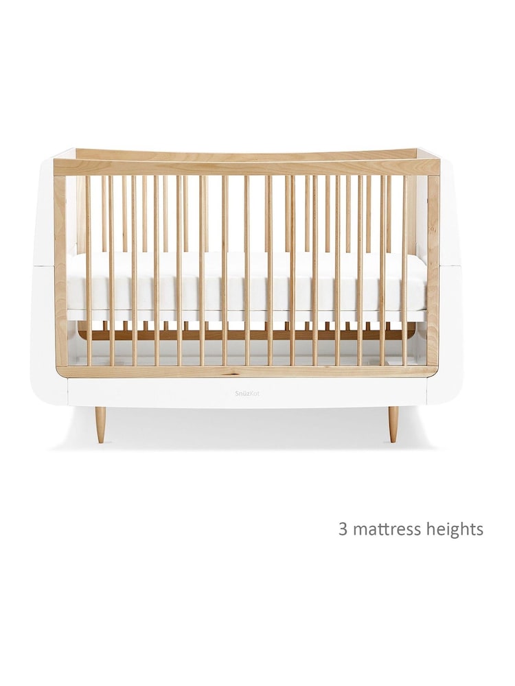 Snuz Natural SnuzKot Skandi Cot Bed - Image 2 of 7