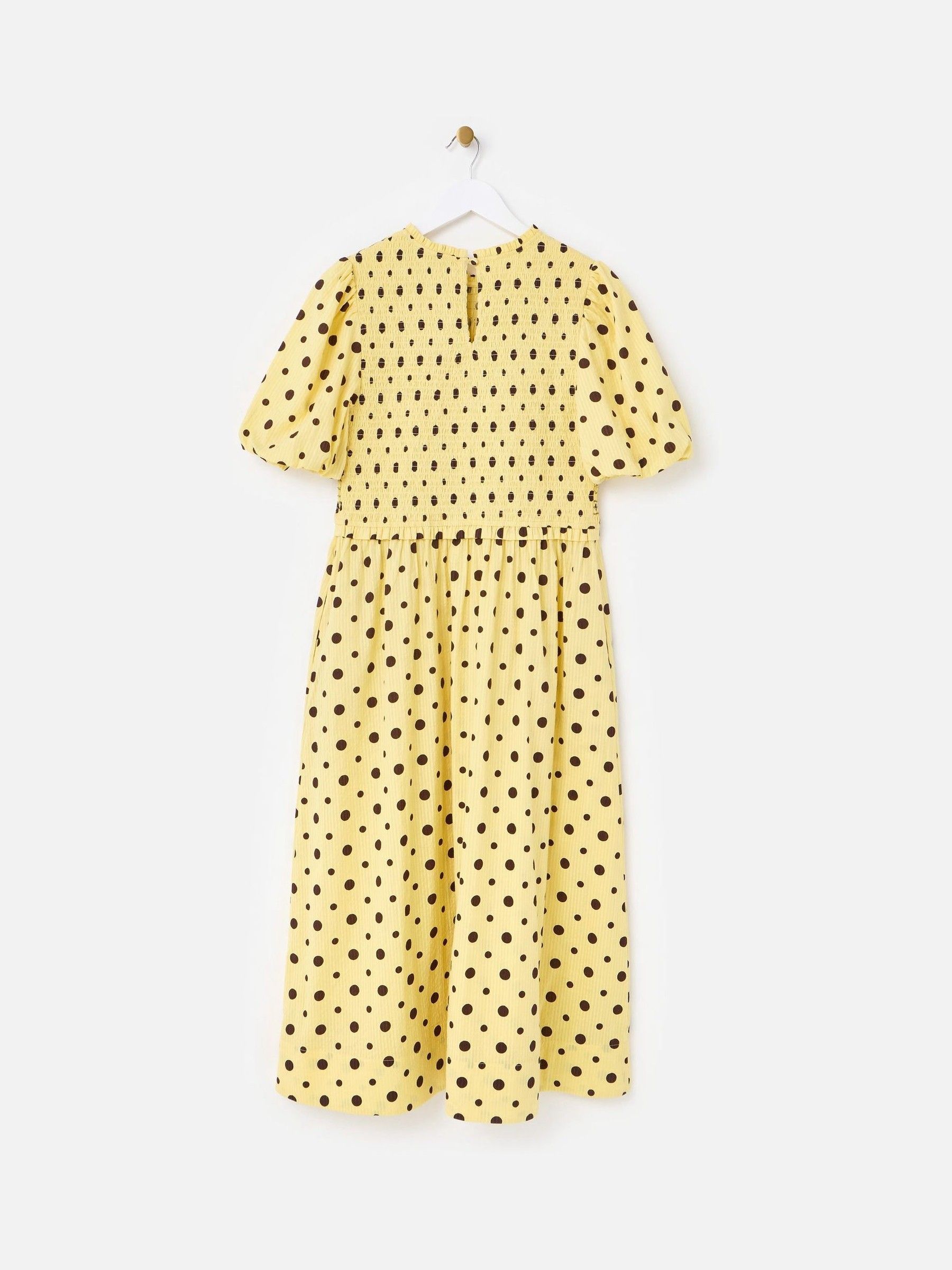 yellow and black polka dot dress Wendy Dress: Yellow Mini Dress for Birthday Celebration