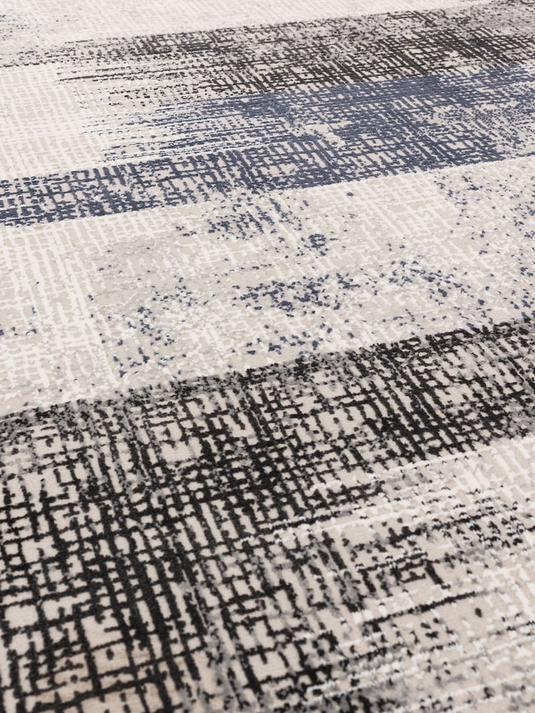 Asiatic Rugs Blue Kuza Lines Rug - Image 4 of 4