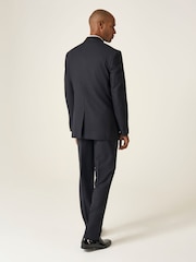 Skopes Black Tailored Fit Newman Check Suit: Jacket - Image 6 of 6