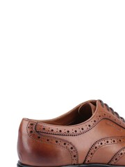 Hush Puppies Brown Santiago Brogues - Image 3 of 4