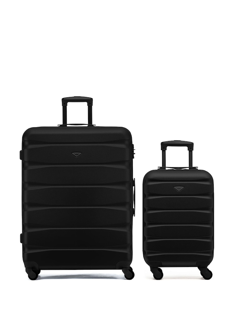 Set Of 2 Large Check-In & Small Carry-On Hardcase Travel Suitcase - Image 1 of 7