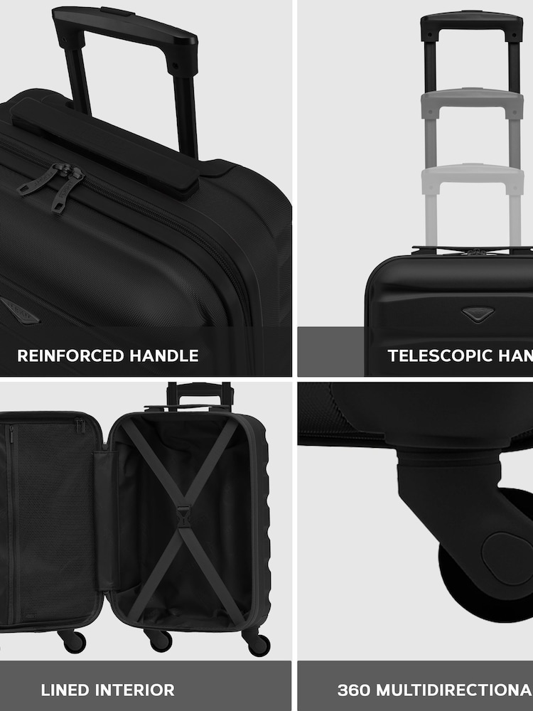 Set Of 2 Large Check-In & Small Carry-On Hardcase Travel Suitcase - Image 2 of 7
