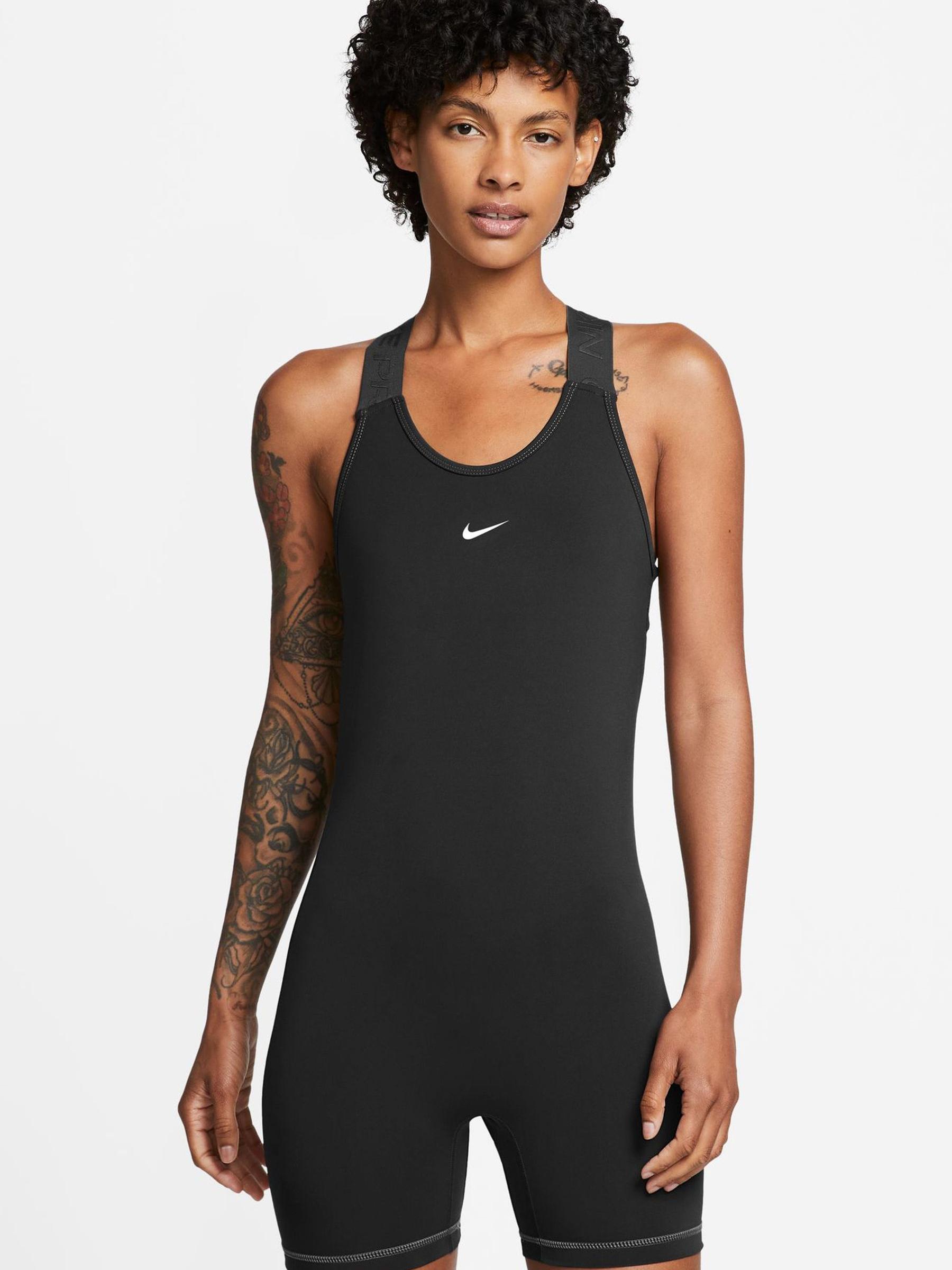 Buy Nike Black Dri FIT Pro Unitard Jumpsuit Bodysuit from Next Luxembourg