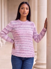 Rosa - Roman Petite Pullover mit abgerundetem Saum - Bild 1 von 4