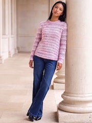 Rosa - Roman Petite Pullover mit abgerundetem Saum - Bild 2 von 4