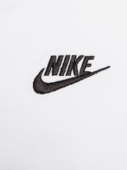 Nike White Curve Sportswear Club Essentials T-Shirt - Image 5 of 5