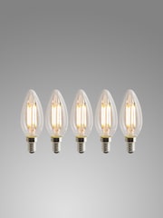 5 Pack 4W LED SES Candle Light Bulb - Image 1 of 4