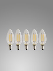 5 Pack 4W LED SES Candle Light Bulb - Image 2 of 4