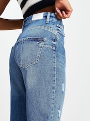 River Island Blue Mom Jeans - Image 3 of 4