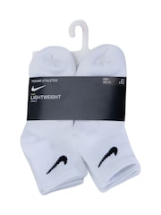 Biały - Zestaw 6 par dziecięcych skarpetek za kostkę Nike - Image 2 of 2