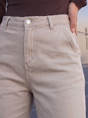 Roman Natural Petite Crop Ankle Denim Trousers - Image 4 of 4