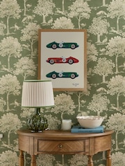 Joules Green Day at the Races Print Wall 30 x 40cm Art - Image 2 of 2