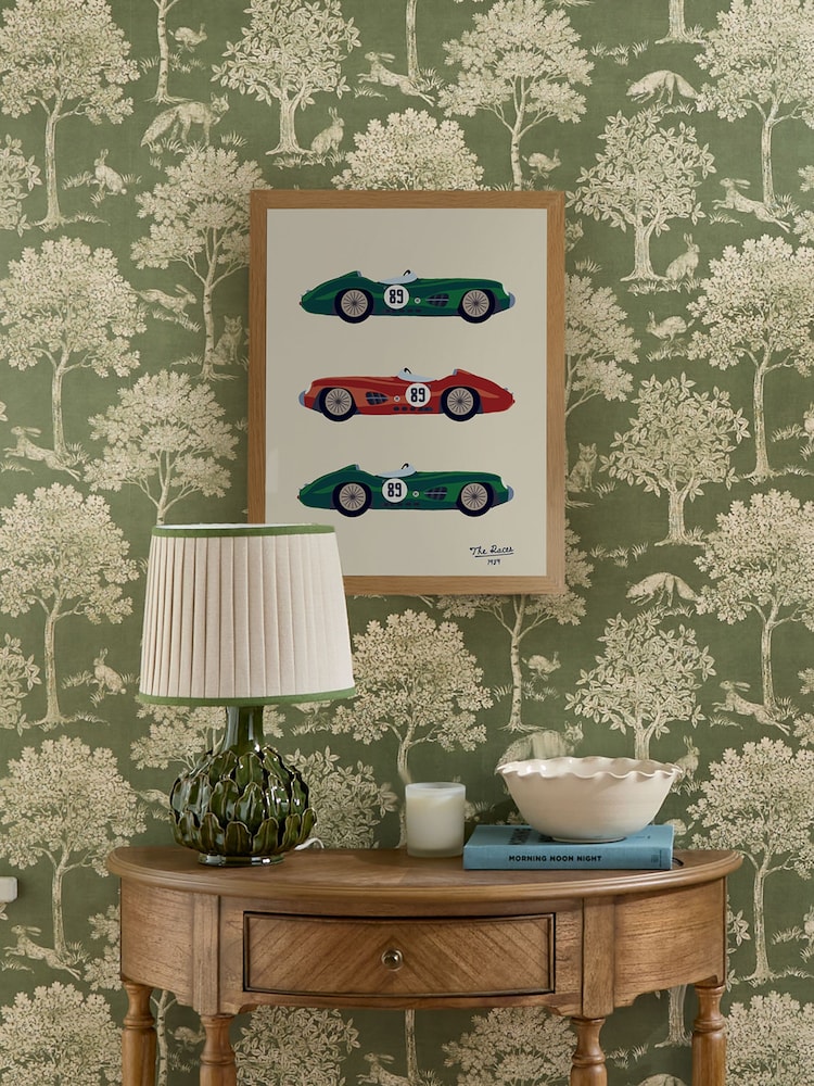 Joules Green Day at the Races Print Wall 30 x 40cm Art - Image 2 of 2 Joules Green Day at the Races Print Wall 30 x 40cm Art - Image 2 of 2