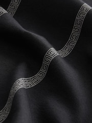 Black 100% Cotton Vertical Stripe T-Shirt - Image 7 of 8