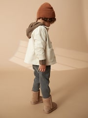 Tan Brown Suede Warm Lined Boots - Image 3 of 7