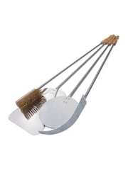 Callow Silver Garden Professional Quality Stainless Steel Complete Wood Fired Oven Tool Set - Image 1 of 2