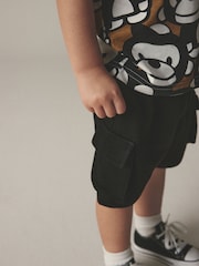 Black/Brown T-Shirt And Shorts Set (3mths-7yrs) - Image 5 of 8